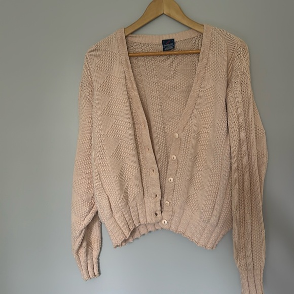 Sweaters - VINTAGE PEACH CARDIGAN